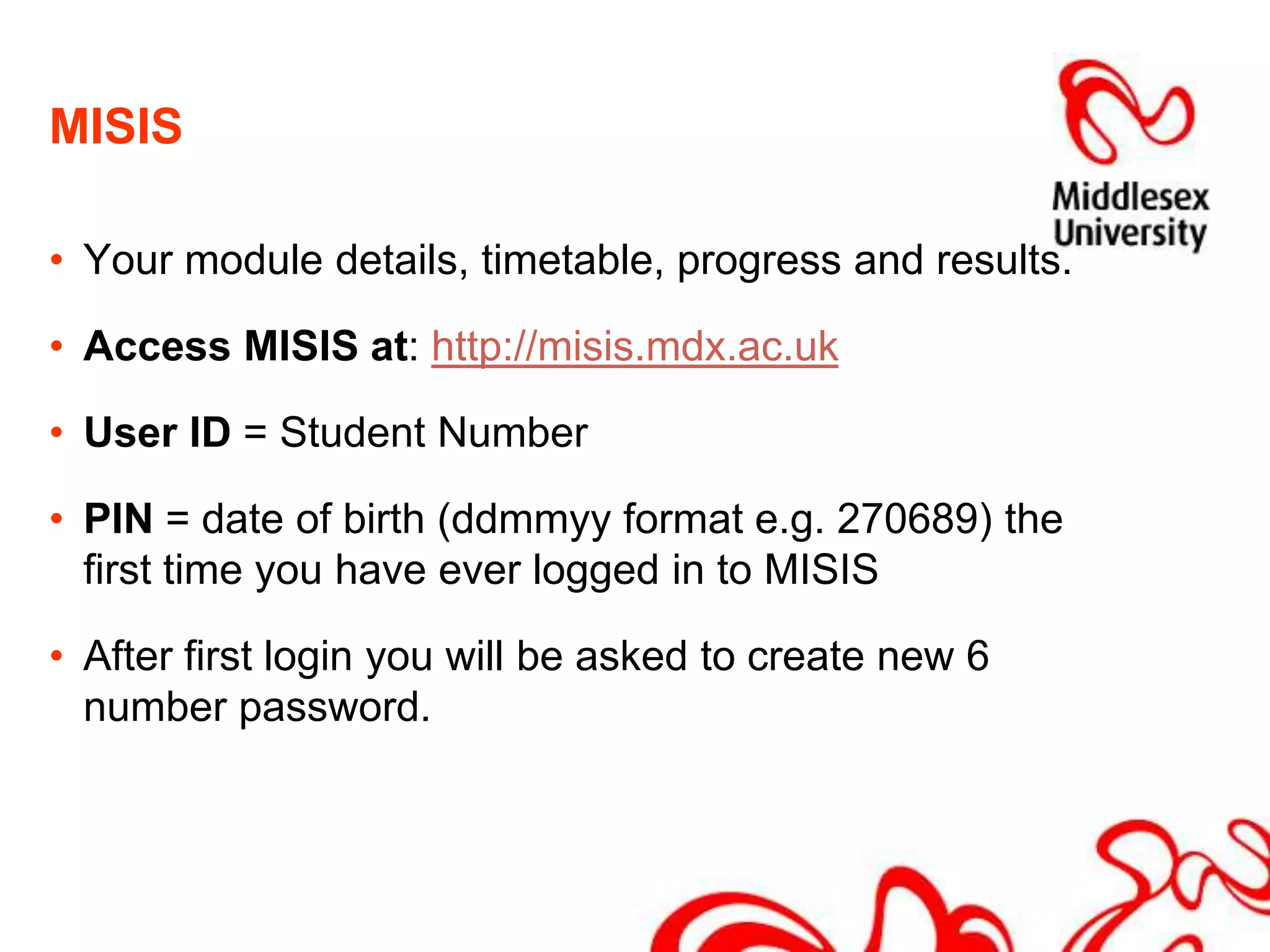 Middlesex Live emailWhen you have successfully signed in for the first time, you will be asked to: change your password provide additional information for security purposes before logging in with your new password and using your email account.