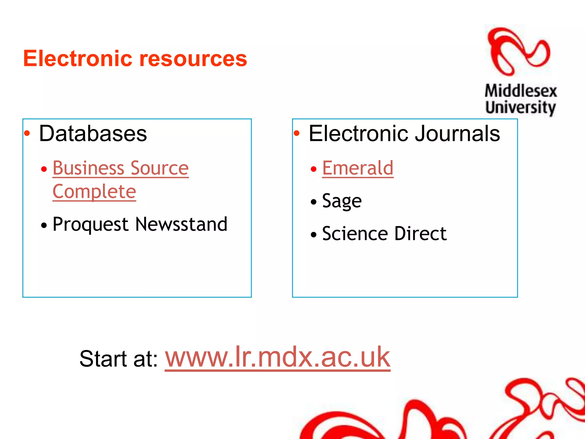 OasisPlusOnline module materials and support.Access OASISplus at:http://oasisplus.mdx.ac.ukUser name = Student NumberPassword = date of birth(ddmmyy format e.g. 270689)After logging in to OASISplus for the first time you will be asked to change your password.