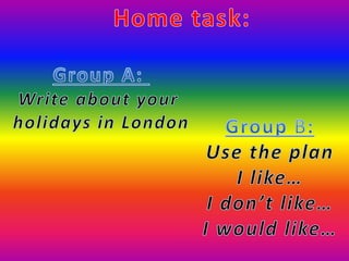 Розробка уроку   Welcome to london - 4 клас