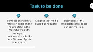 MC TEC Introduction to ICT Specialization 2 | PPTX