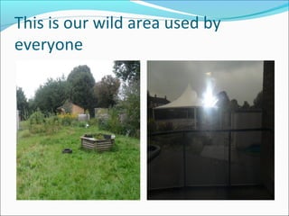 This is our wild area used by
everyone

 
