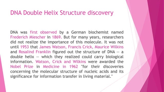 DNA Double Helix Structure | PPTX