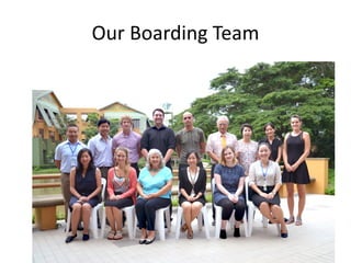 Our Boarding Team
 