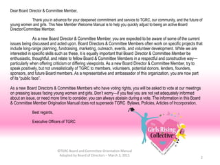 Welcome to our board member | PDF
