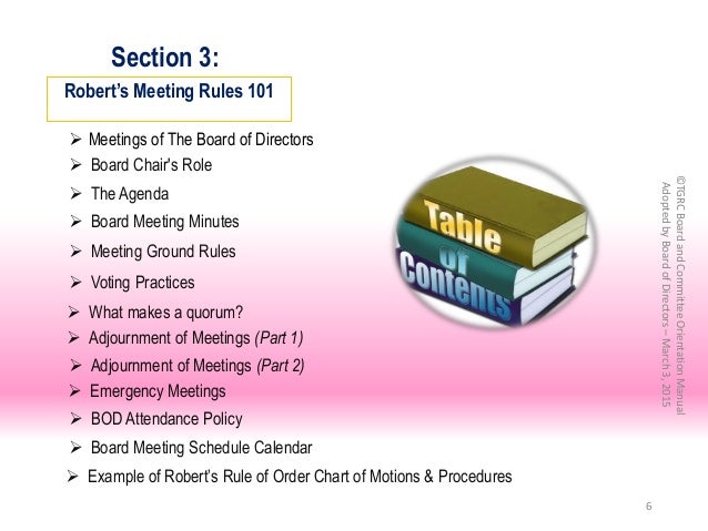 board meeting minutes rules