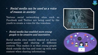 The role of social media in our personal life | PPTX
