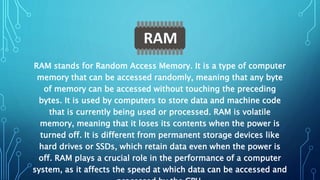 Welcome to our presentation in ram and rom that make happy.pptx