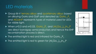 Electrical and Electronic Engineering Topics:LED | PPTX