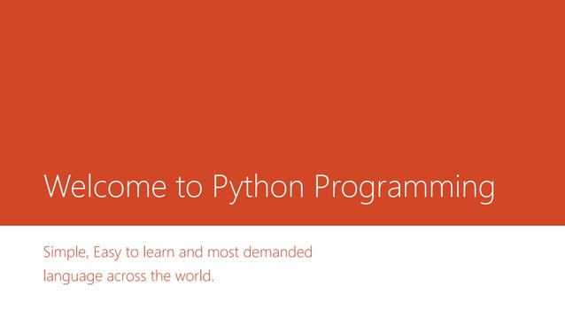 Welcome to Python Programming.pptx