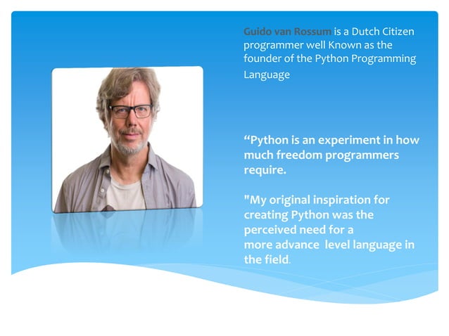 Welcome to Python Programming Language.pdf | Programming Languages ...