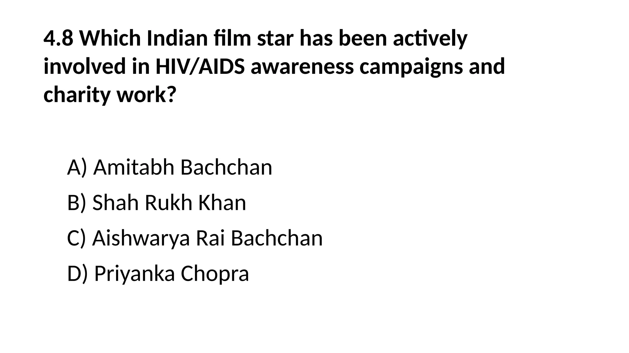 Quiz - Awareness and protection from HIV/ AIDS | PPTX