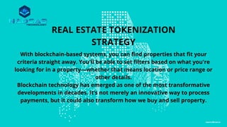 Real Estate tokenization | PPTX