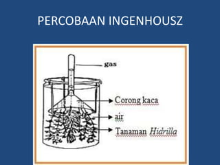 PERCOBAAN INGENHOUSZ
 
