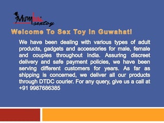 Welcome to sex toy in guwahati