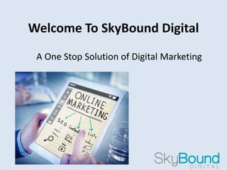 Welcome To SkyBound Digital
A One Stop Solution of Digital Marketing
 