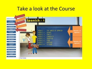 Take a look at the Course Modules 1-4  Segment 1 Modules 5-8  Segment 2 