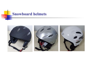 Snowboard helmets 