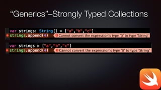 “Generics”–Strongly Typed Collections
 