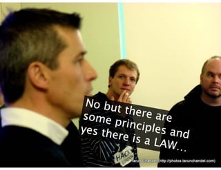 No but there are some principles and yes there is a LAW…  