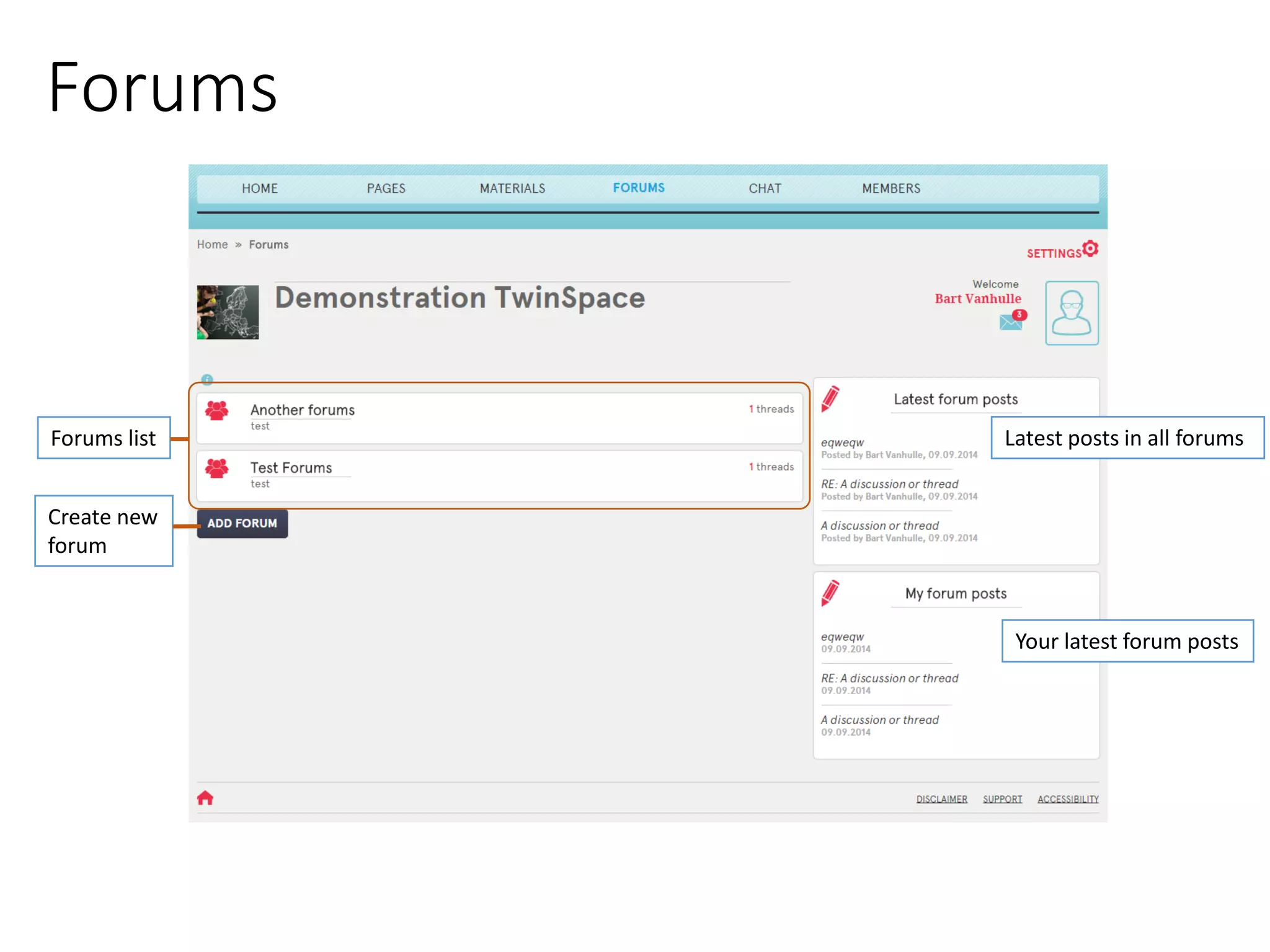 Forums 
Forums list 
Create new forum 
Latest posts in all forums 
Your latest forum posts  