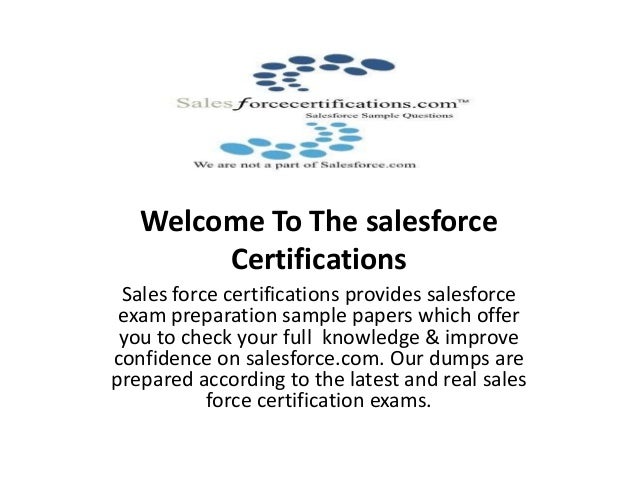 sample certifications