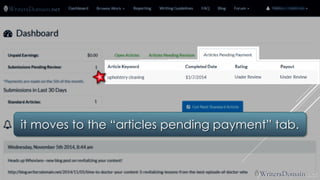 it moves to the “articles pending payment” tab.  