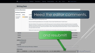 Heed the editor comments, 
and resubmit!  