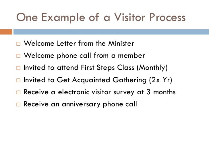 welcoming the stranger presentation church welcome letter