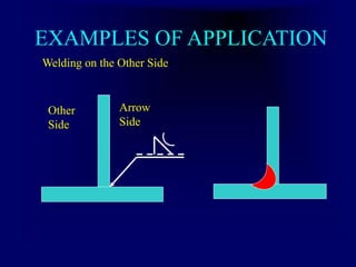 EXAMPLES OF APPLICATION
Welding on the Other Side
Other
Side
Arrow
Side
 