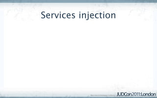 Services injection
 
