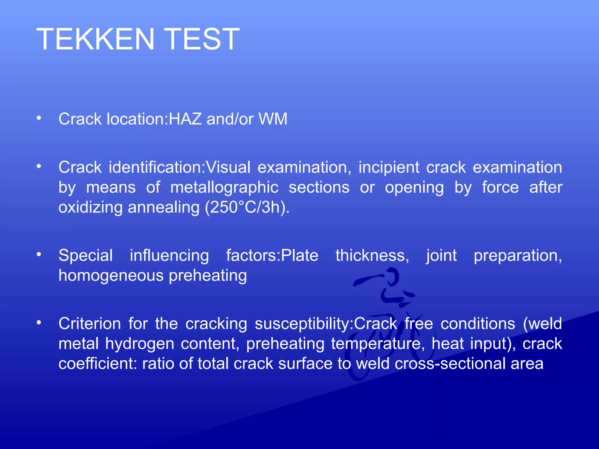 Weldability testings | PPT