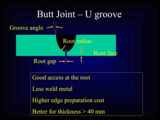 Root Union Joint Weld design symbols | PPS