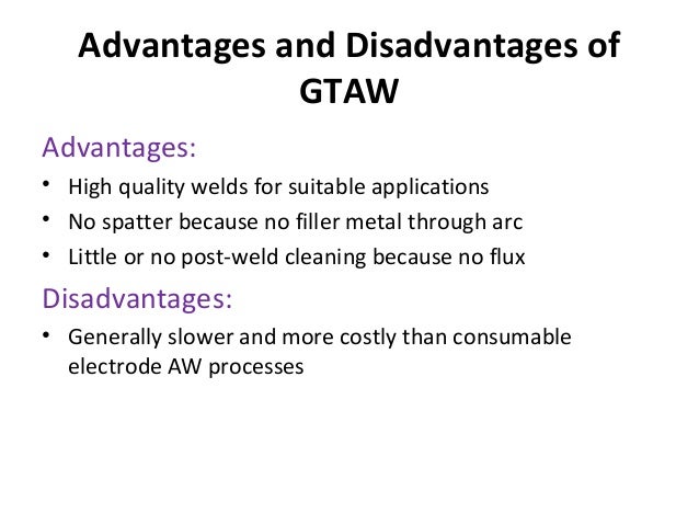 advantages and disadvantages of plasma arc welding pdf