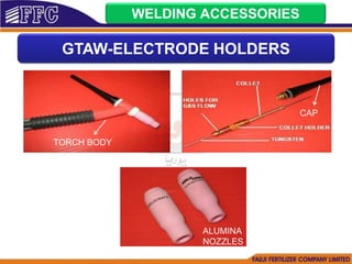 WELDING ACCESSORIES
GTAW-ELECTRODE HOLDERS
CAP
TORCH BODY
ALUMINA
NOZZLES
 