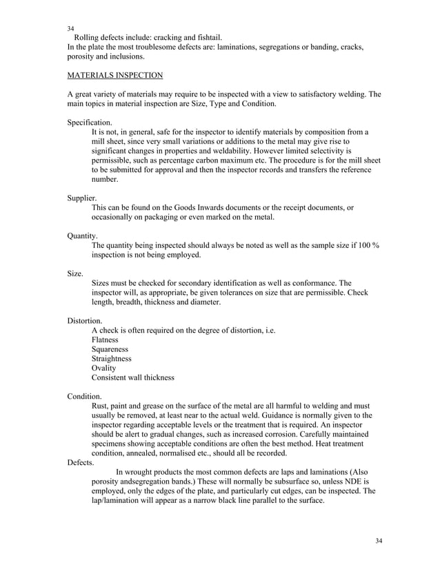 Welding visual inspection | PDF | Eye and Vision Conditions | Diseases ...