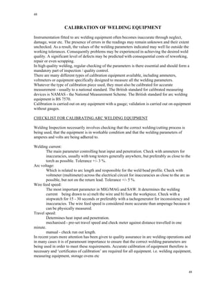 Welding visual inspection | PDF