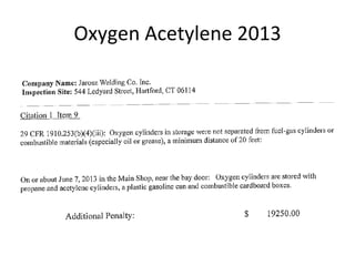 Oxygen Acetylene 2013
 