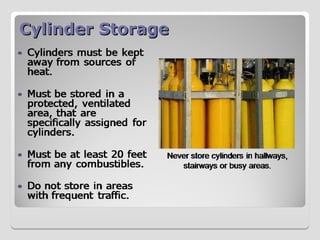 Cylinder Storage
Cylinder Storage
 