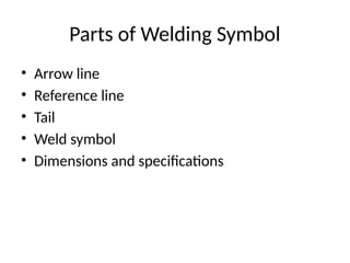 Welding_and_Welding_Symbols and thier working | PPTX