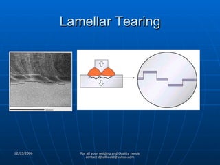 Lamellar Tearing 