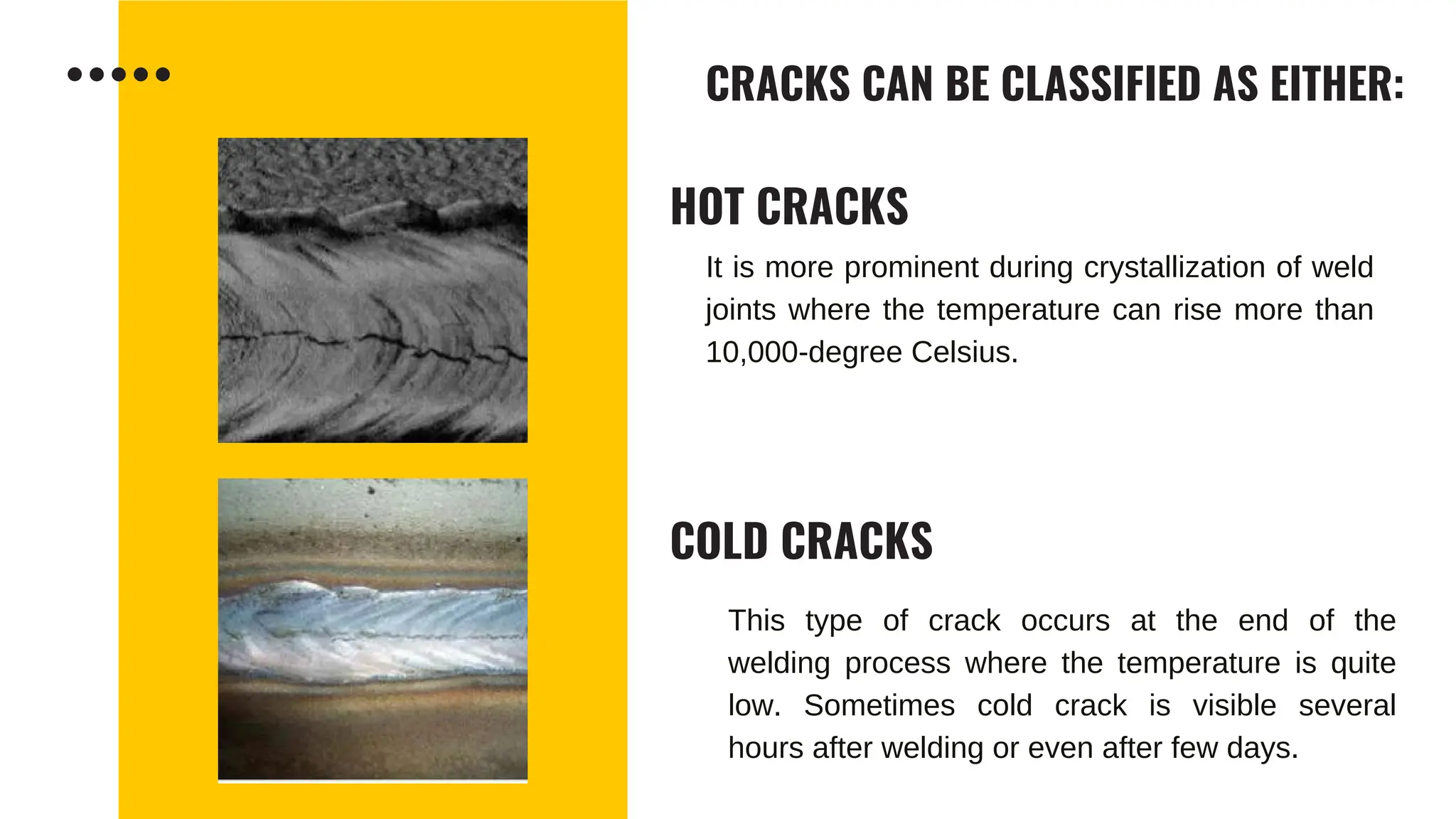 THE DIFFERENT TYPES OF WELDING DEFECTS AND IT'S CAUSES | PDF