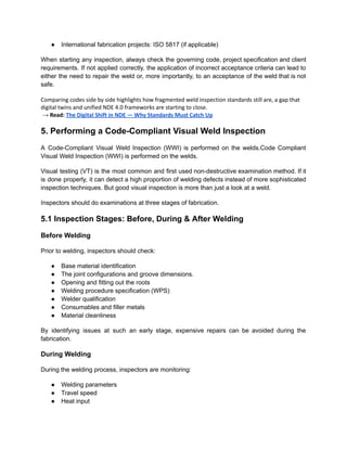 Welding Defects Acceptance Criteria: AWS D1.1 & ASME Visual Inspection ...