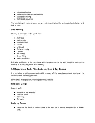 Welding Defects Acceptance Criteria: AWS D1.1 & ASME Visual Inspection ...