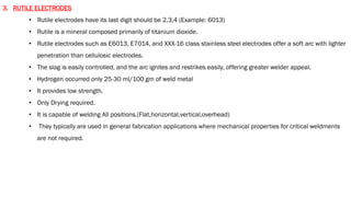 Welding electrodes Classification & baking | PDF