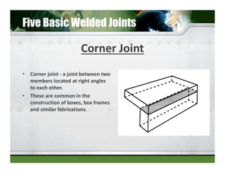 Welding Joints And Positions and it's types | PDF