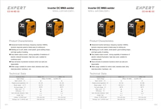 Welding machine catalogue from expert technology co.,ltd manufacture