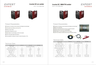 Welding machine catalogue from expert technology co.,ltd manufacture