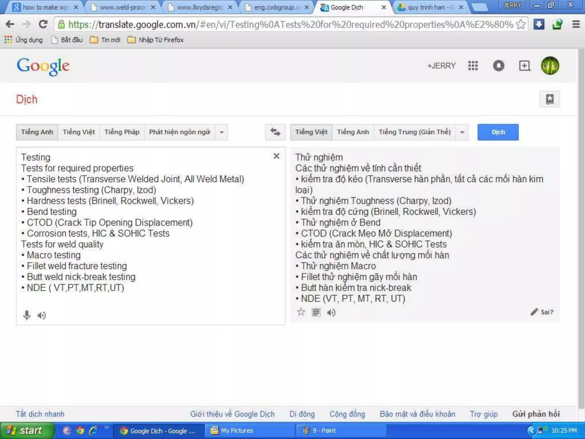 Welding procedure & welder qualification review