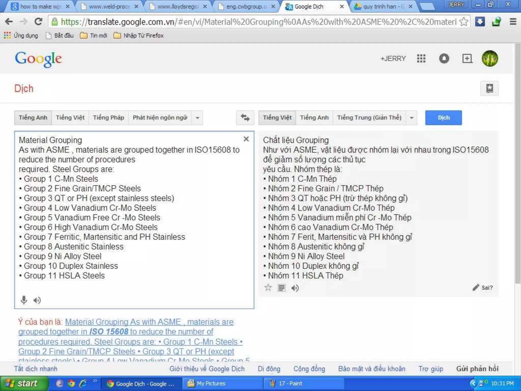 Welding procedure & welder qualification review