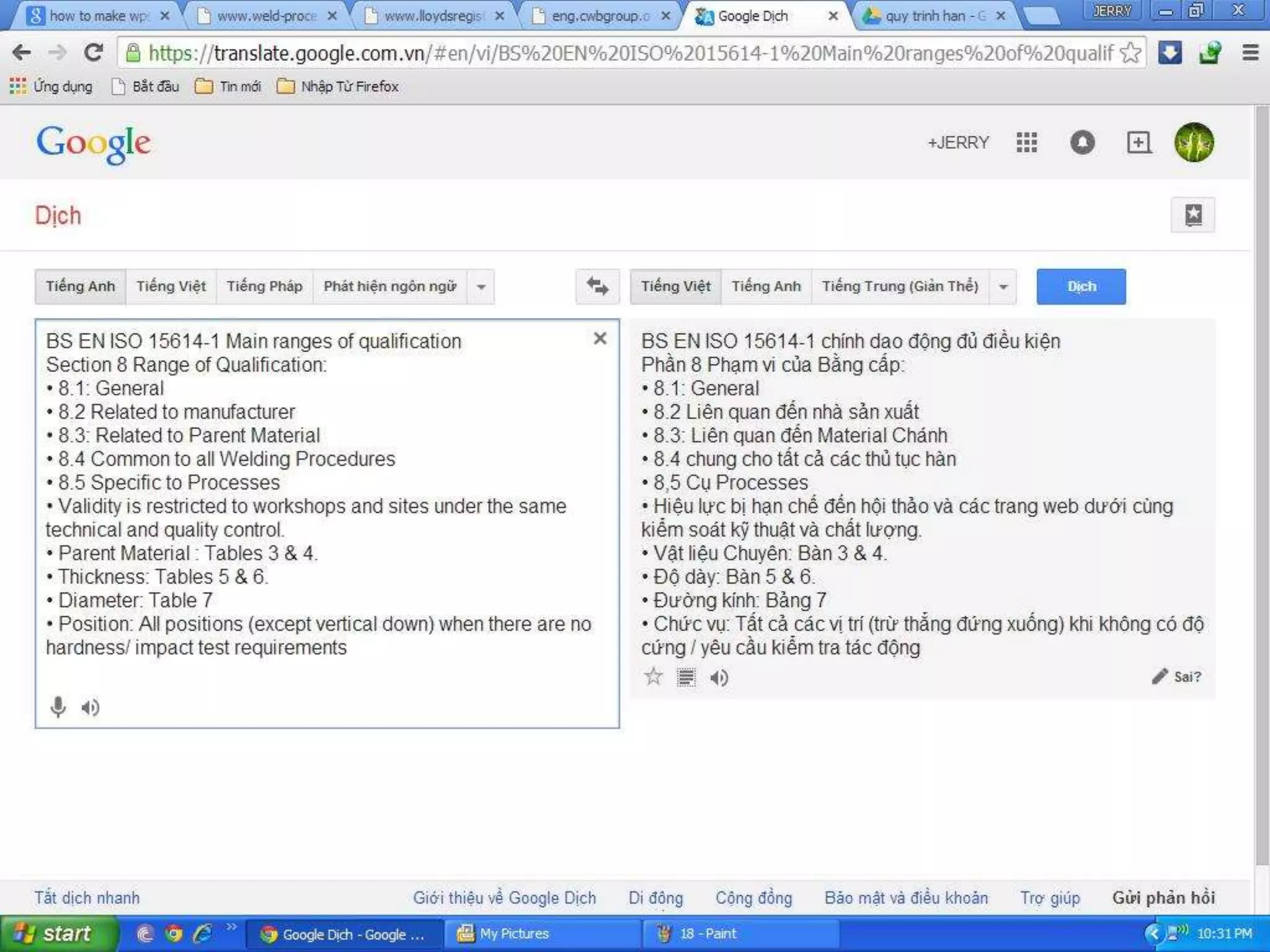 Welding procedure & welder qualification review